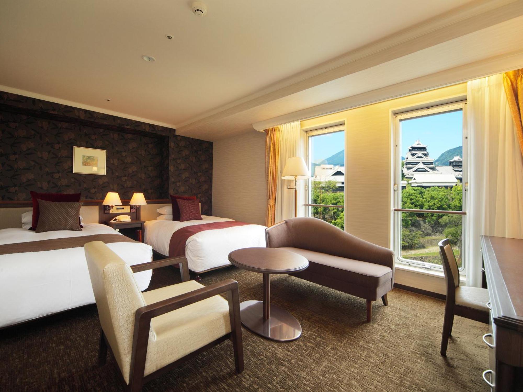Kumamoto Hotel Castle Exterior foto